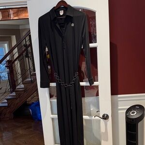 Anne Klein Black Long Sleeve Dress